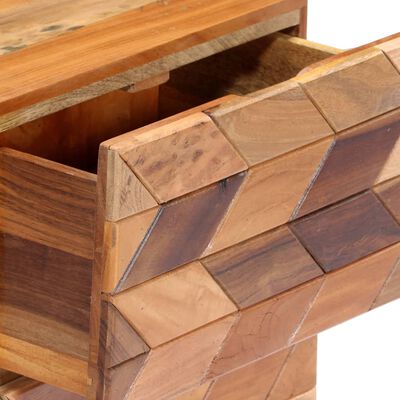 vidaXL Bedside Cabinet 15.7"x11.8"x19.7" Solid Reclaimed Wood