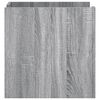 vidaXL Bedside Cabinet Gray Sonoma Engineered wood Medium