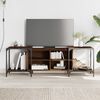 vidaXL TV Cabinet Brown Oak Engineered Wood Large Adjustable Feet