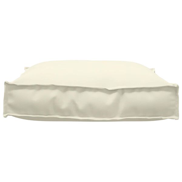 vidaXL Cushion Cream 27.56 x 27.56 x 4.72 in Oxford Fabric
