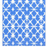 vidaXL Outdoor Carpet Blue and White Polypropylene 74.8 x 114.2 in