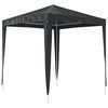 vidaXL Party Tent Anthracite Polyethylene, Steel 6.6ft x 6.6ft