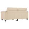 vidaXL 2-seater Sofa Cream