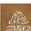 vidaXL Garden Gate 39.4x78.7" Corten Steel Tree Design