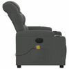 vidaXL Electric Massage Recliner Chair Dark Gray
