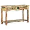 vidaXL Console Table Multi-colored with green, brown, beige