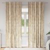vidaXL Velvet Curtains 2 pcs Cream 102.36 x 55.12 in Velvet