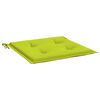 vidaXL Patio Chair Cushions 6 pcs Bright Green 15.7x15.7x1.6" Oxford Fabric