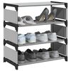 vidaXL Shoe Rack Grey