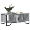 vidaXL Coffee Table Gray Sonoma Engineered wood 39.4 x 20.1 x 15.7 in