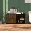 vidaXL Sideboard Set of 2 Smoked oak Engineered wood Medium Sideboard