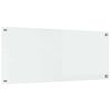 vidaXL Kitchen Backsplash Transparent 120 x 50 x 0.6 cm Tempered Glass