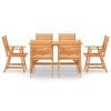 vidaXL Outdoor Dining Set Solid Acacia wood Medium Seats Many