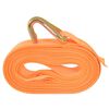 vidaXL Ratchet Tie Down Straps 10 pcs 0,4 Tonnes 19.7 'x0.98 " Orange