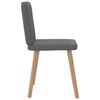 vidaXL Dining Chair Set of 4 Dark grey