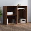 vidaXL Dressing Cabinet Brown Oak 31.5x15.7x25.6" Engineered Wood