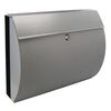 HI Letter Box Silver 18/8 stainless steel Medium Storage Letter Box