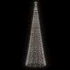 vidaXL Led Christmas Tree Cool White Copper, Iron Extra Tall