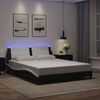 vidaXL Bed Frame Black and white