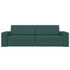 vidaXL Sofa Bed Dark Green 96.46 x 30.71 x 30.31 in Velvet