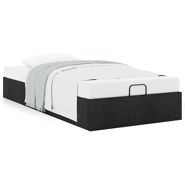 vidaXL Ottoman Bed Frame Black