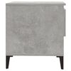 vidaXL Side Table Concrete grey Engineered wood, metal Small Side Table