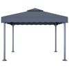 vidaXL Gazebo Anthracite Aluminum, Steel, Oxford Fabric Large