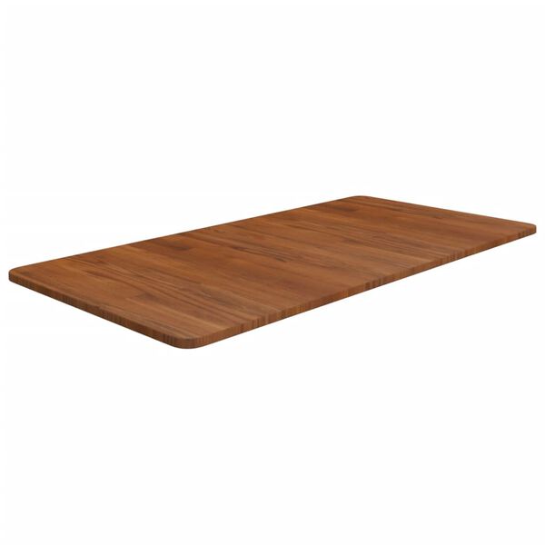 vidaXL Bathroom Countertop Dark Brown 39.4"x19.7"x0.6" Treated Solid Wood
