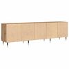 vidaXL TV Cabinet Artisan Oak 59.06 x 11.81 x 17.72 in Engineered Wood