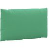 vidaXL Pallet Cushion Green Oxford fabric, Hollow fiber, Foam fiber