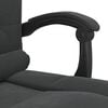 vidaXL Massage Office Chair Black Velvet, Metal, Plywood Medium