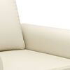 vidaXL 2-seater Sofa Cream