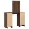 vidaXL Dressing Table Brown 40.16 x 12.99 x 53.15 in Engineered Wood