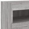 vidaXL TV Wall Cabinet Set of 2 Gray Sonoma Engineered Wood