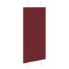 vidaXL Pleated Blind Bordeaux Red 100% Polyester 25.6 x 59.1 in