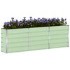 vidaXL Planter Green 160 x 40 x 75 cm Steel