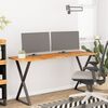 vidaXL Desk Top Natural Acacia Solid Acacia wood 55.1 x 19.7 in Durable