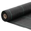 vidaXL Weed Membrane Black Polypropylene Medium UV-resistant materials
