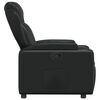 vidaXL Recliner Chair Black Faux Leather