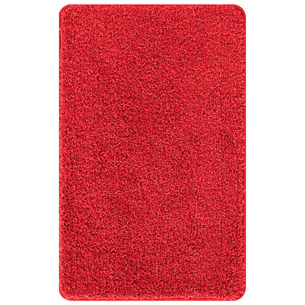vidaXL Anti-slip Bath Mat Red 23.6" x 35.4" PP