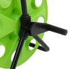 vidaXL Free Standing Green Hose Reel for 147.6 ' 1/2" Hose Steel