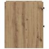 vidaXL Narrow Bathroom Cupboard Artisan oak Engineered wood Narrow