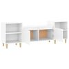 vidaXL TV Cabinet High gloss white Engineered wood Large TV Cabinet