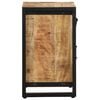 vidaXL Bedside Cabinet Rough Mango Wood Solid Mango Wood Medium
