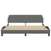 vidaXL Bed Frame Dark Grey