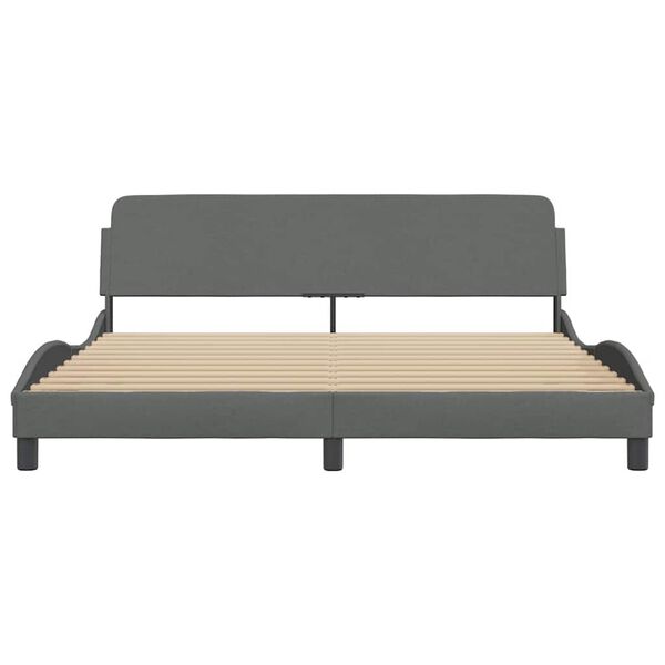 vidaXL Bed Frame Dark Grey