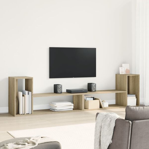 vidaXL TV Cabinet Sonoma Oak Engineered wood Medium TV Cabinet
