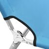 vidaXL Sun Lounger Turquoise Blue Oxford fabric, Powder-coated steel