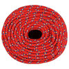 vidaXL Boat Rope Red 0.24 " 82.0 ' Polypropylene