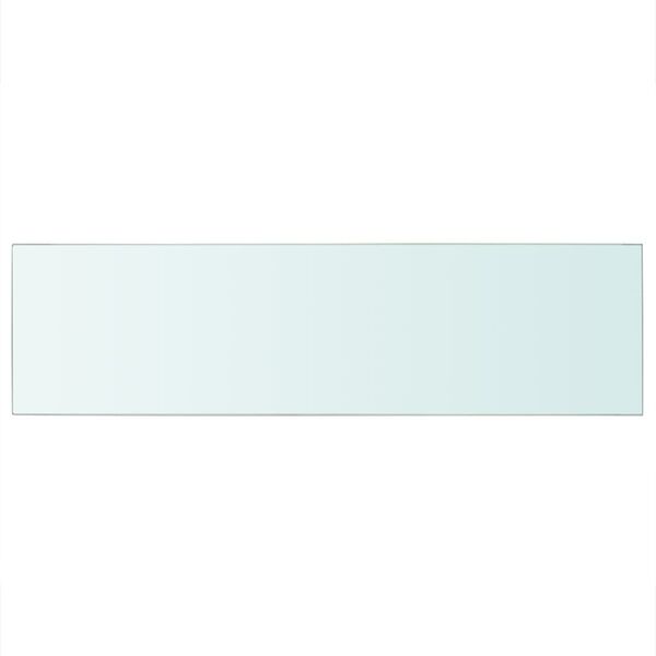 vidaXL Glass Panel Set of 2 Clear Tempered glass 35.4 x 9.8 in Durable